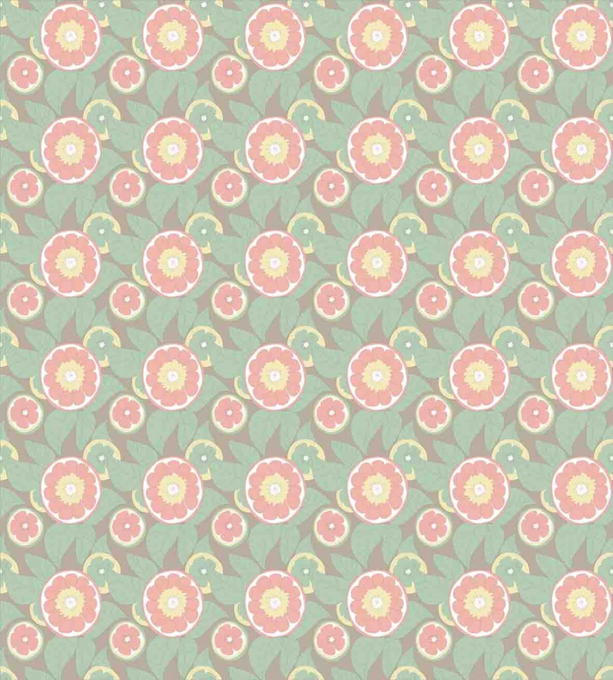 Abstract Lemon Slices — Pattern