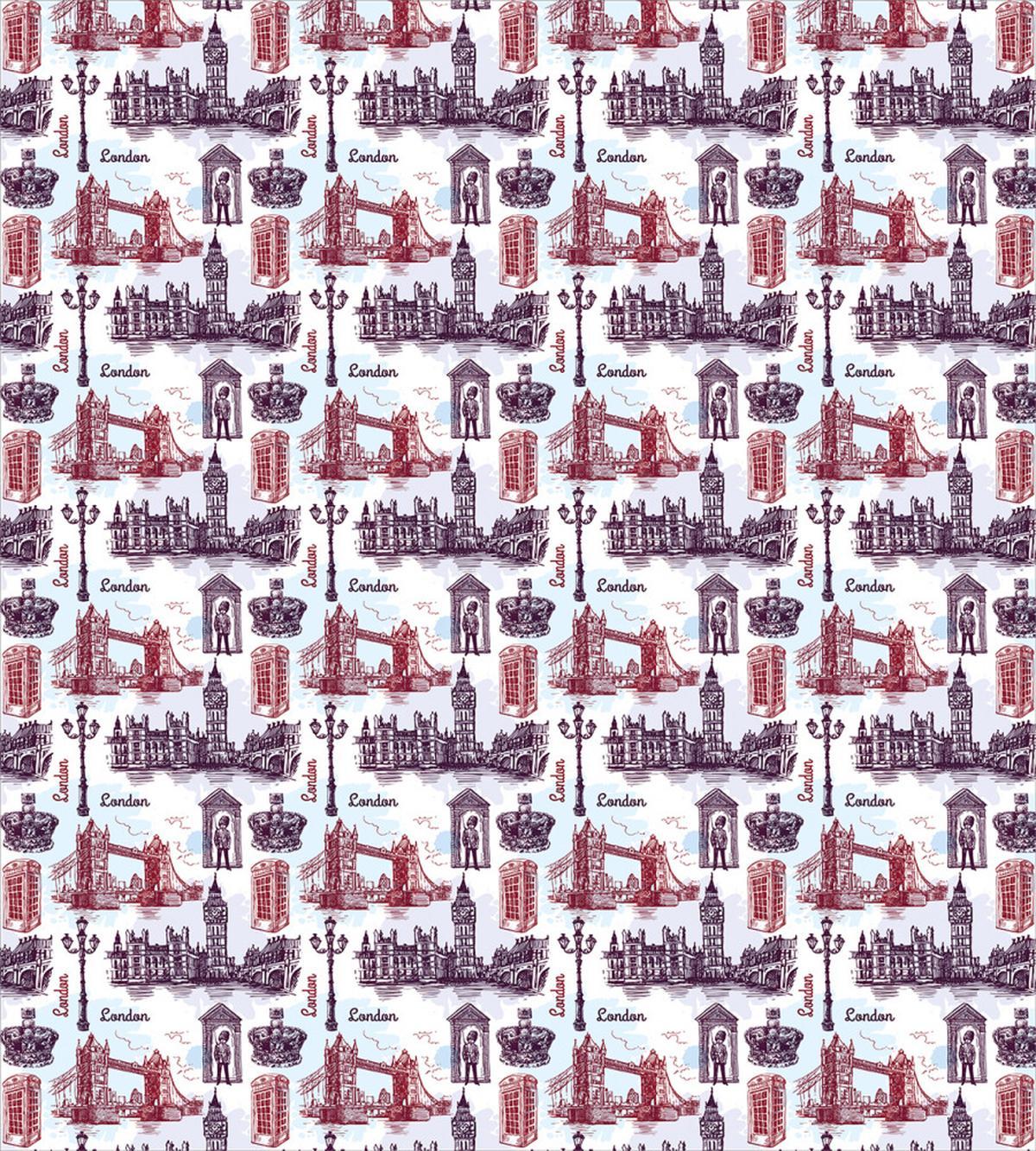City Landmarks Sketch — Pattern
