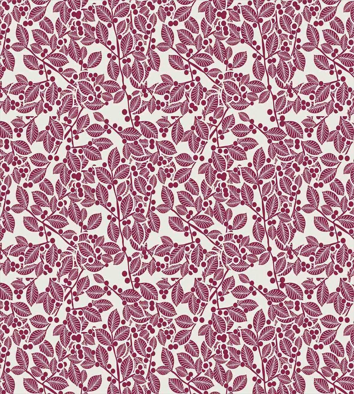 Monochrome Foliage Motif — Pattern