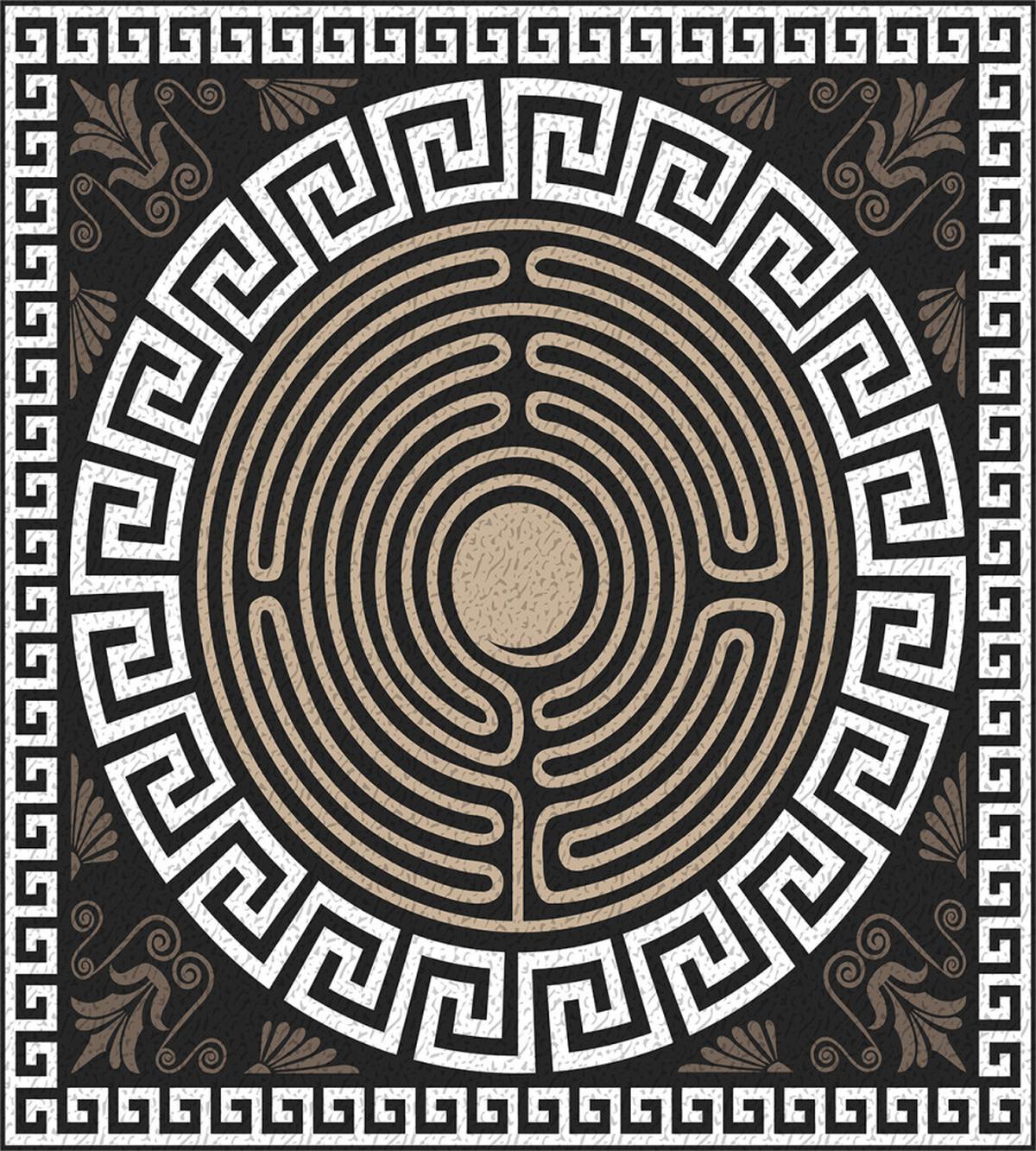 Grecian Fret and Wave — Pattern