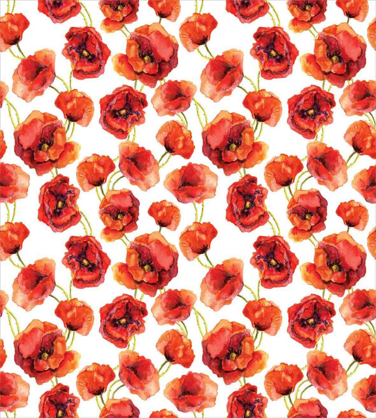 Poppies Garden Floral — Pattern