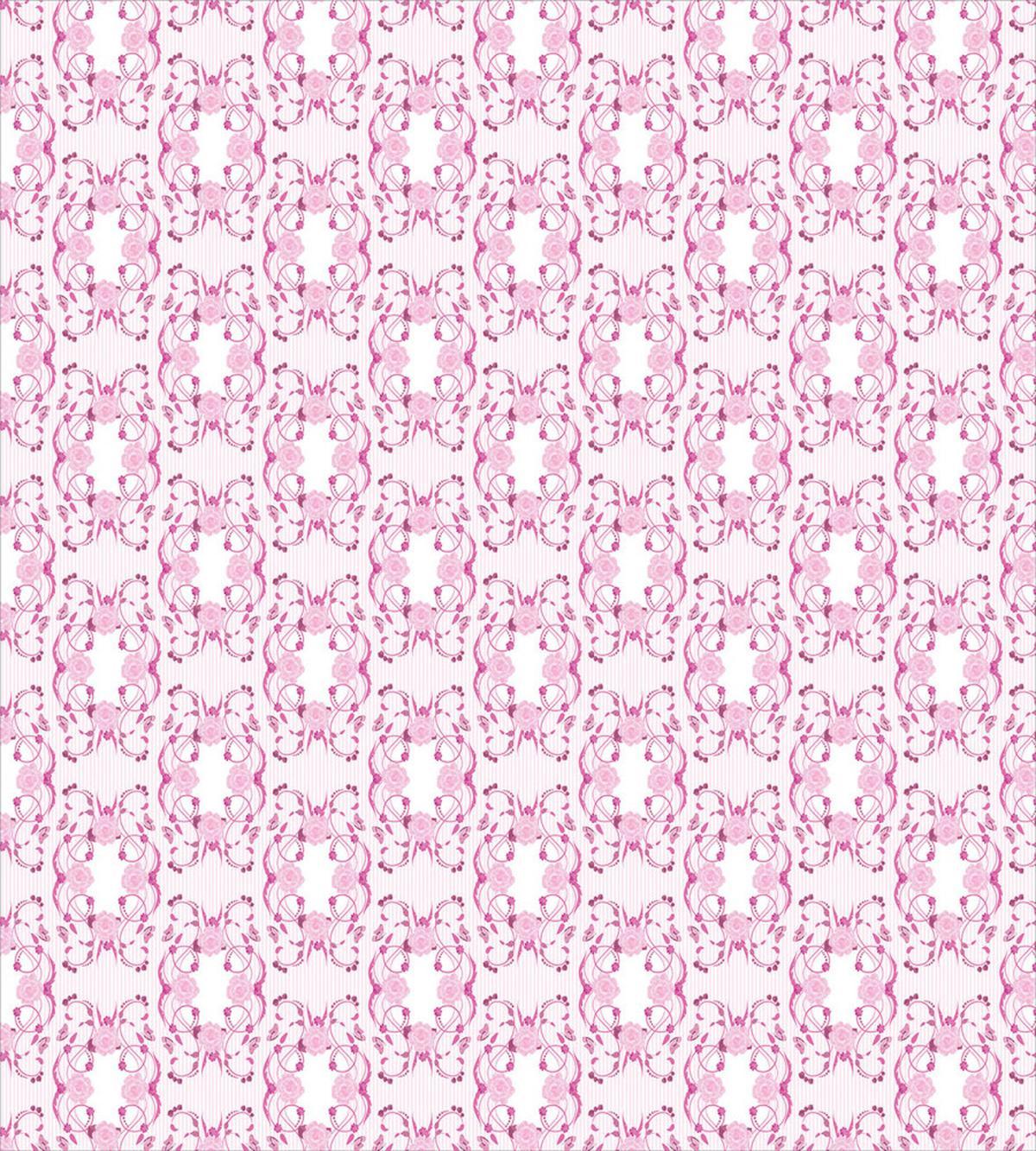 Delicate Striped Floral — Pattern