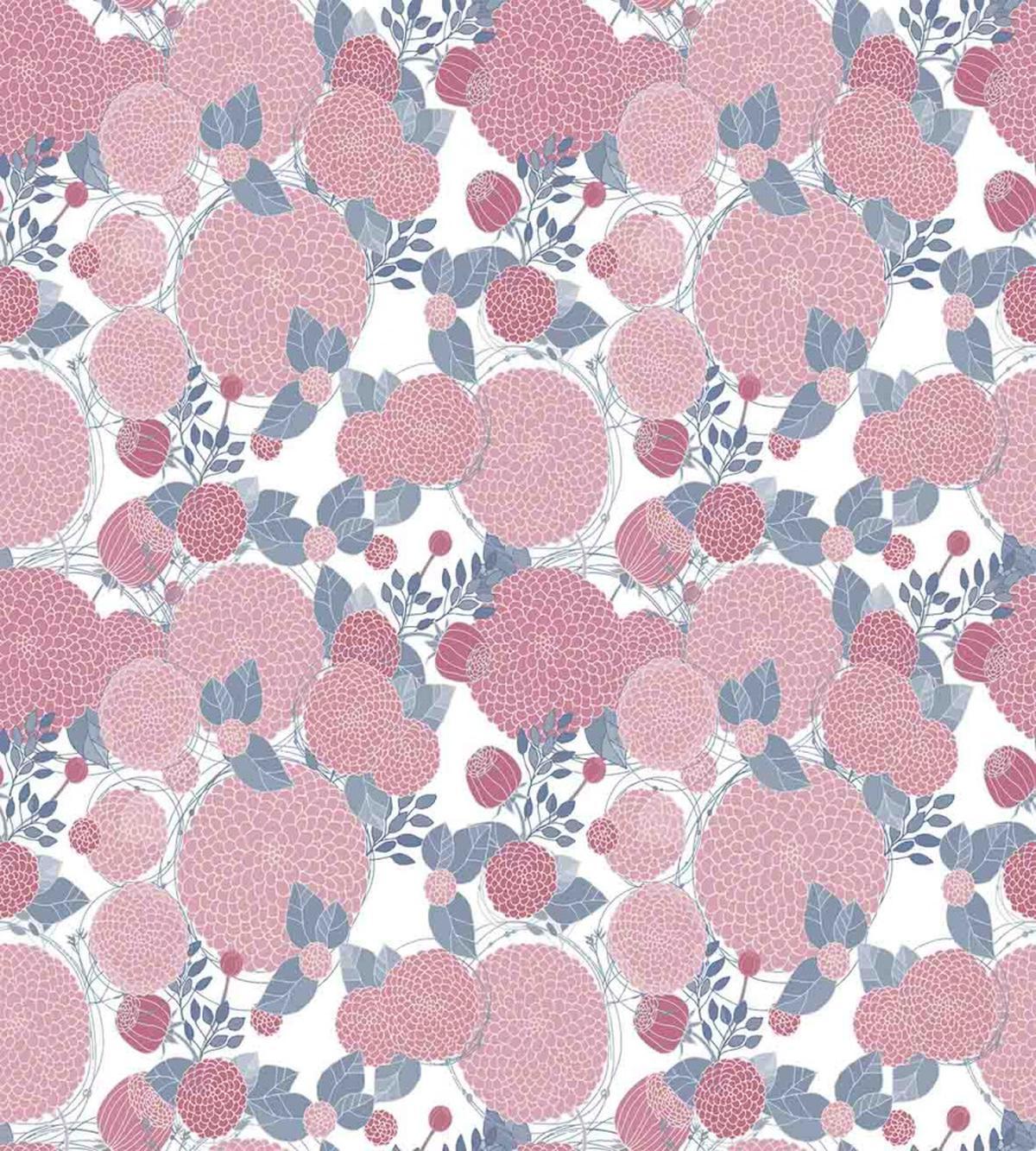 Modern Round Flowers — Pattern