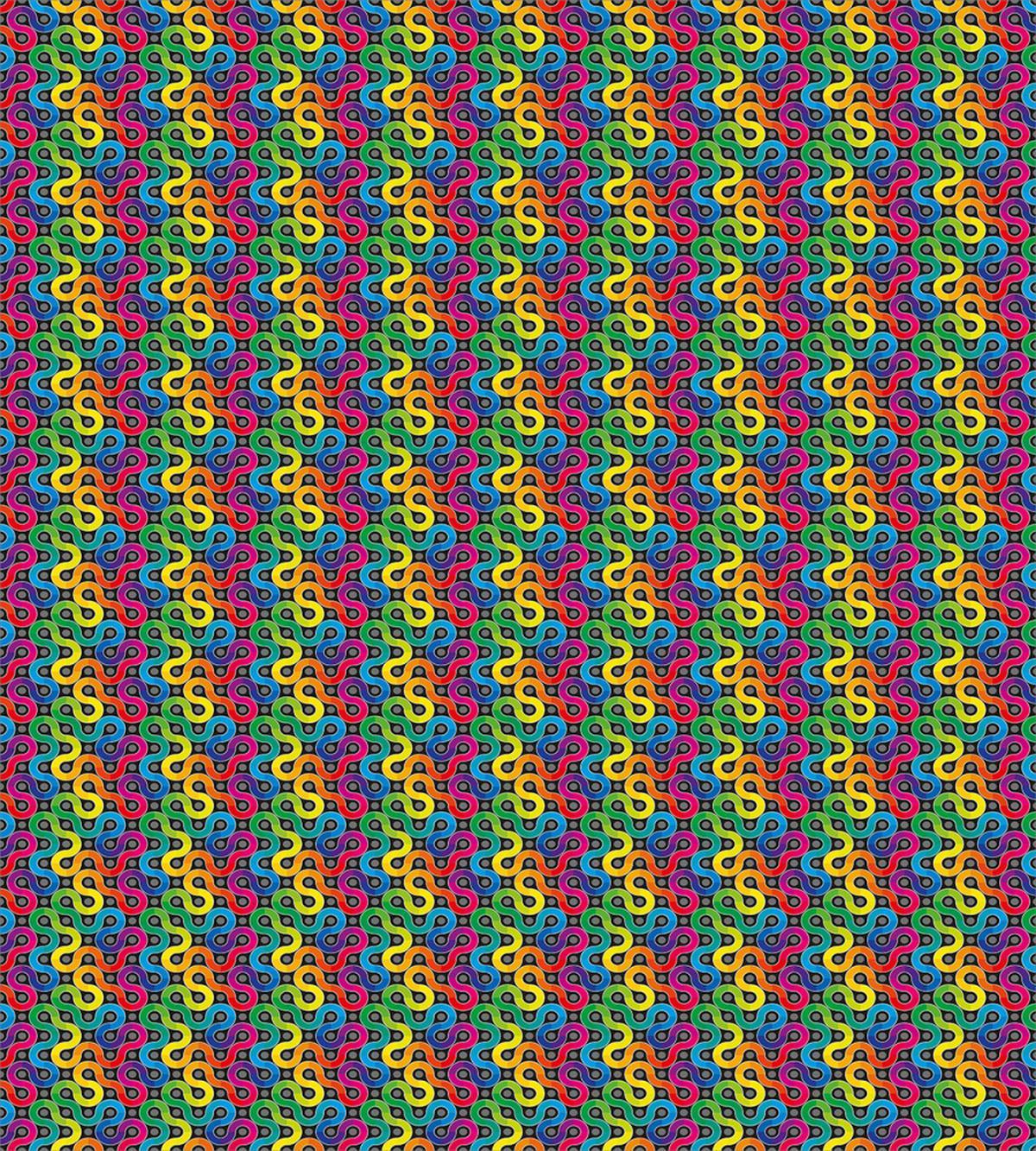 Colorful Twisted Lines — Pattern