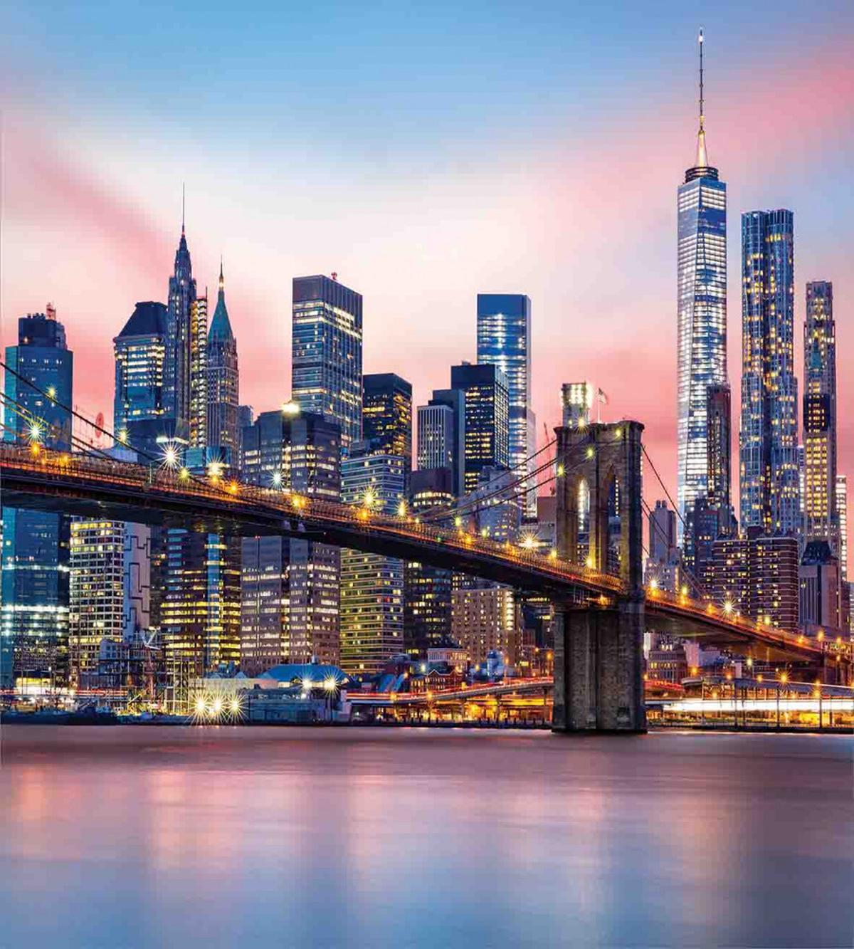 Sunrise in Brooklyn Bridge — Pattern