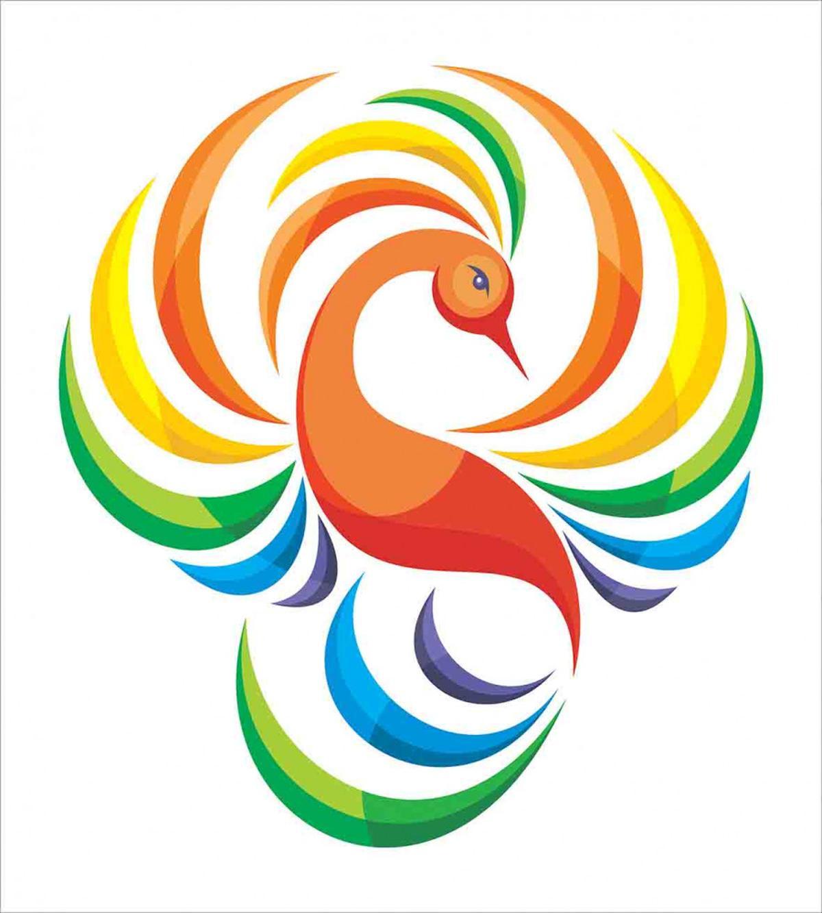 Rainbow Toned Bird — Pattern