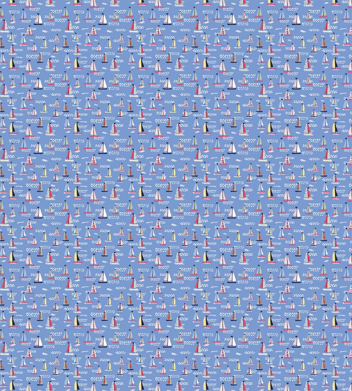 Summer Sailboats Waves — Pattern
