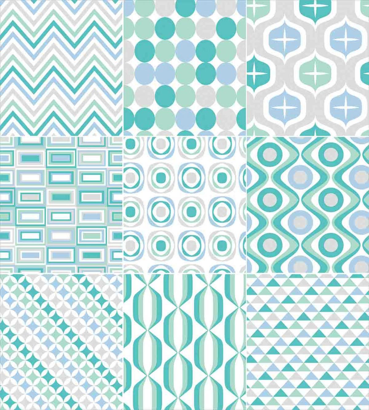 Geometric Stripes Abstract — Pattern