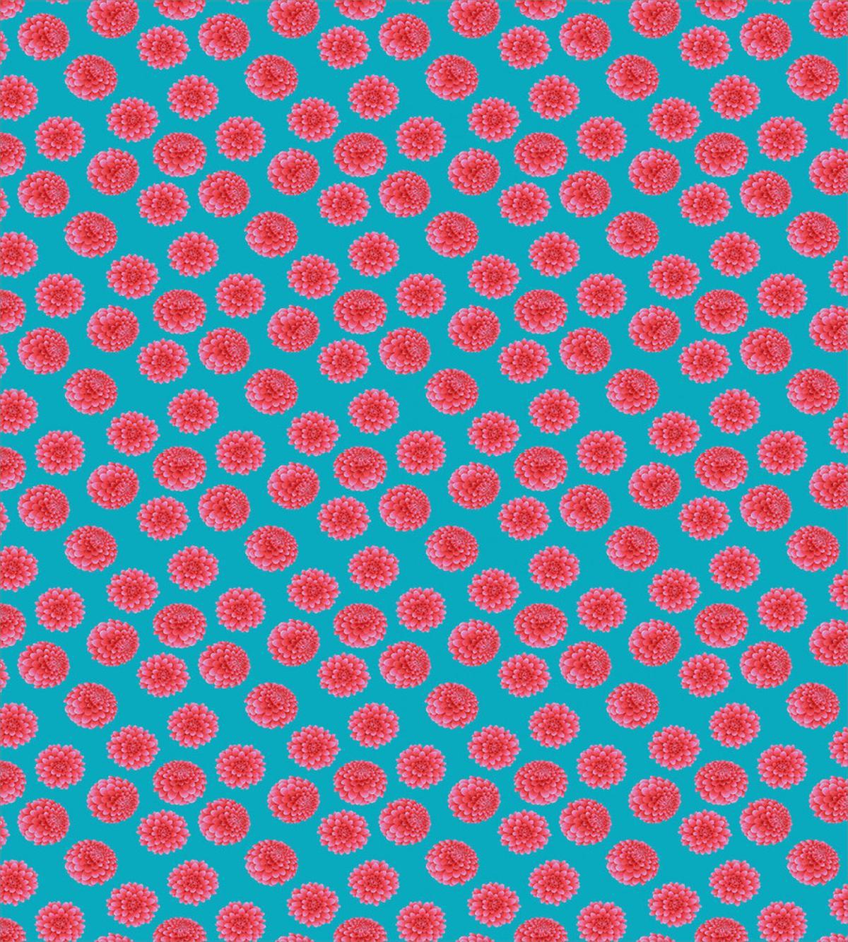 Vibrant Dahlia Petals — Pattern