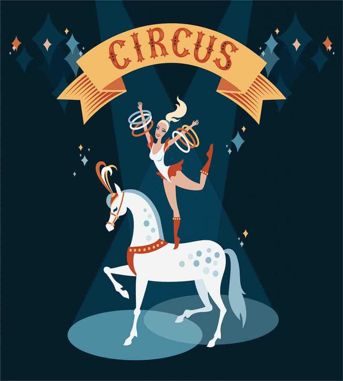 Girl Dances on a Horse — Pattern