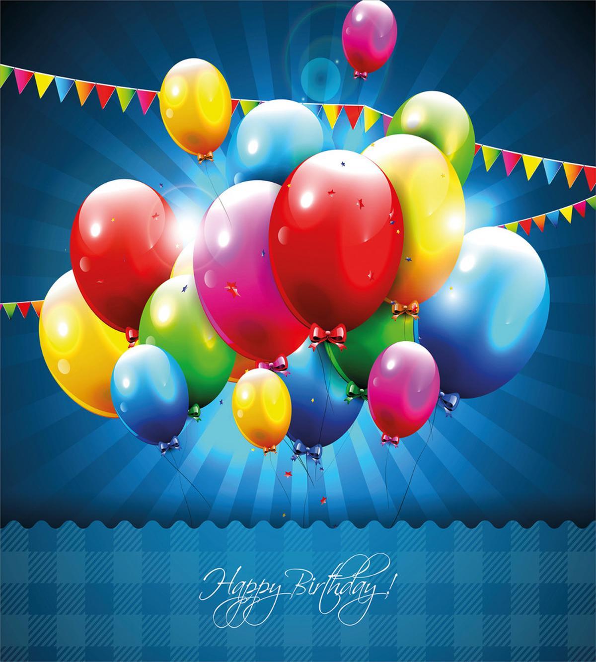 Vibrant Colored Balloons — Pattern