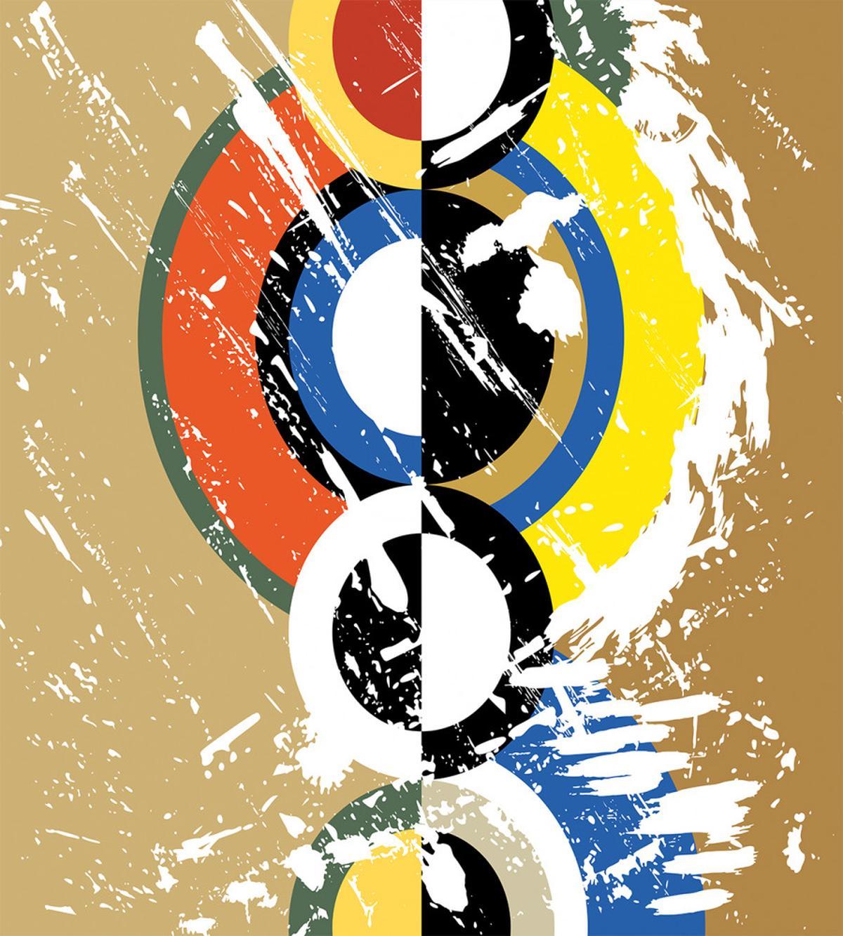 Abstract Geometric Circles — Pattern