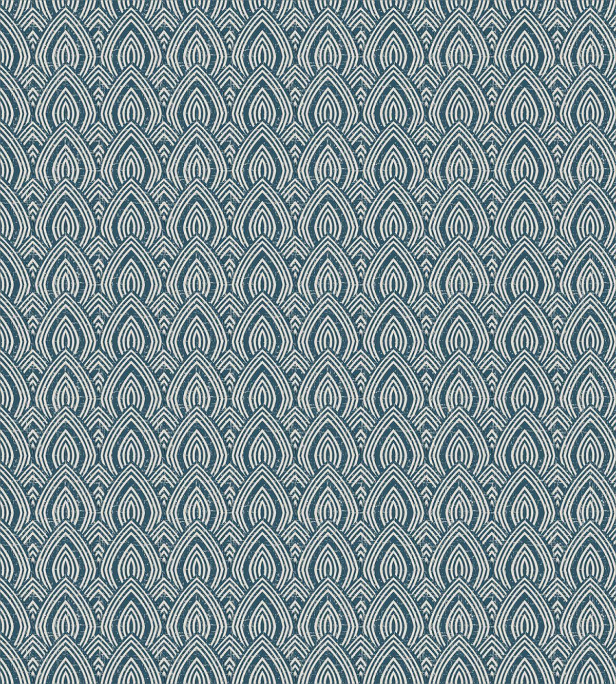 Retro Style Geometry Scales — Pattern
