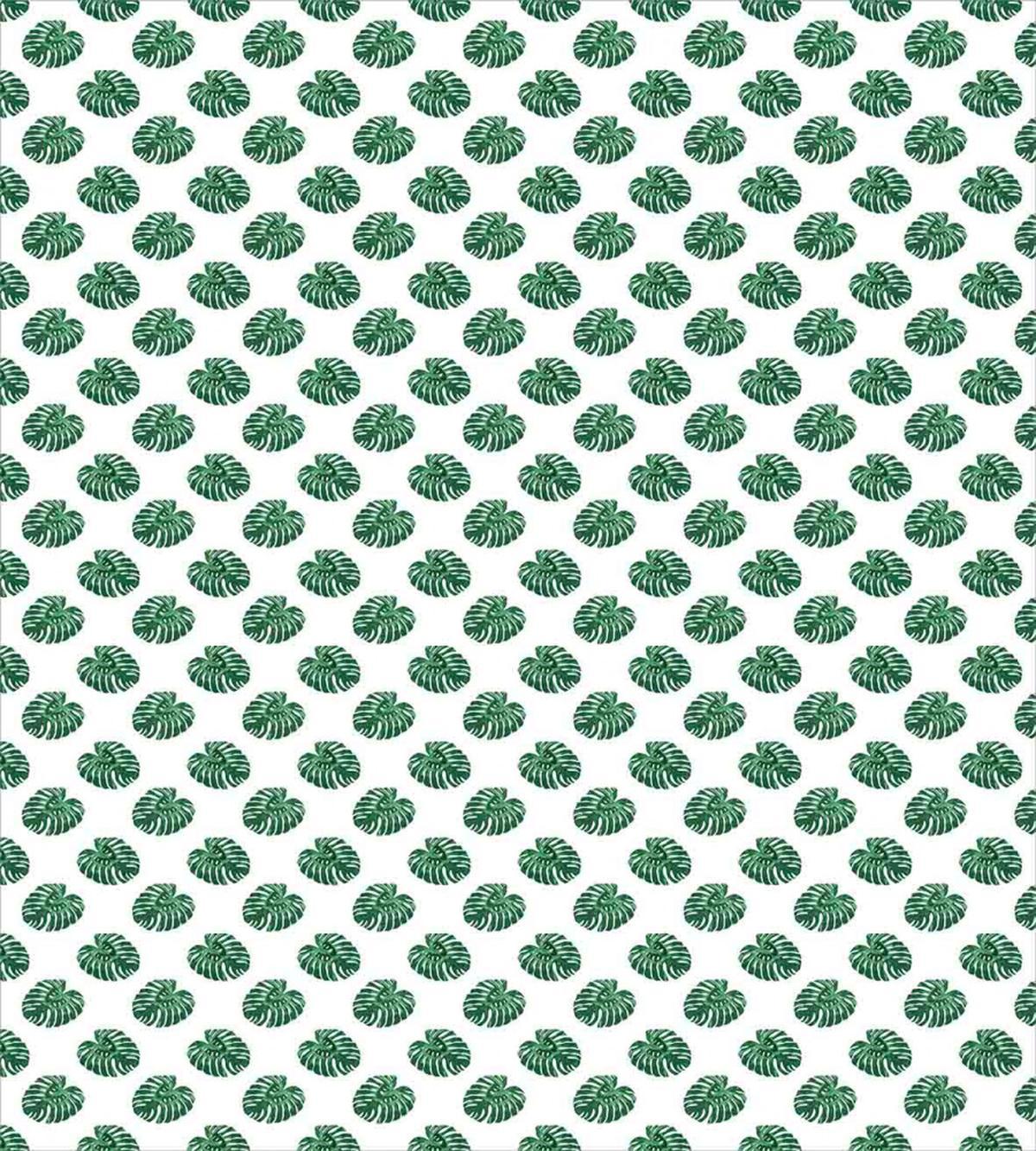 Evergreen Monstera Leaf — Pattern