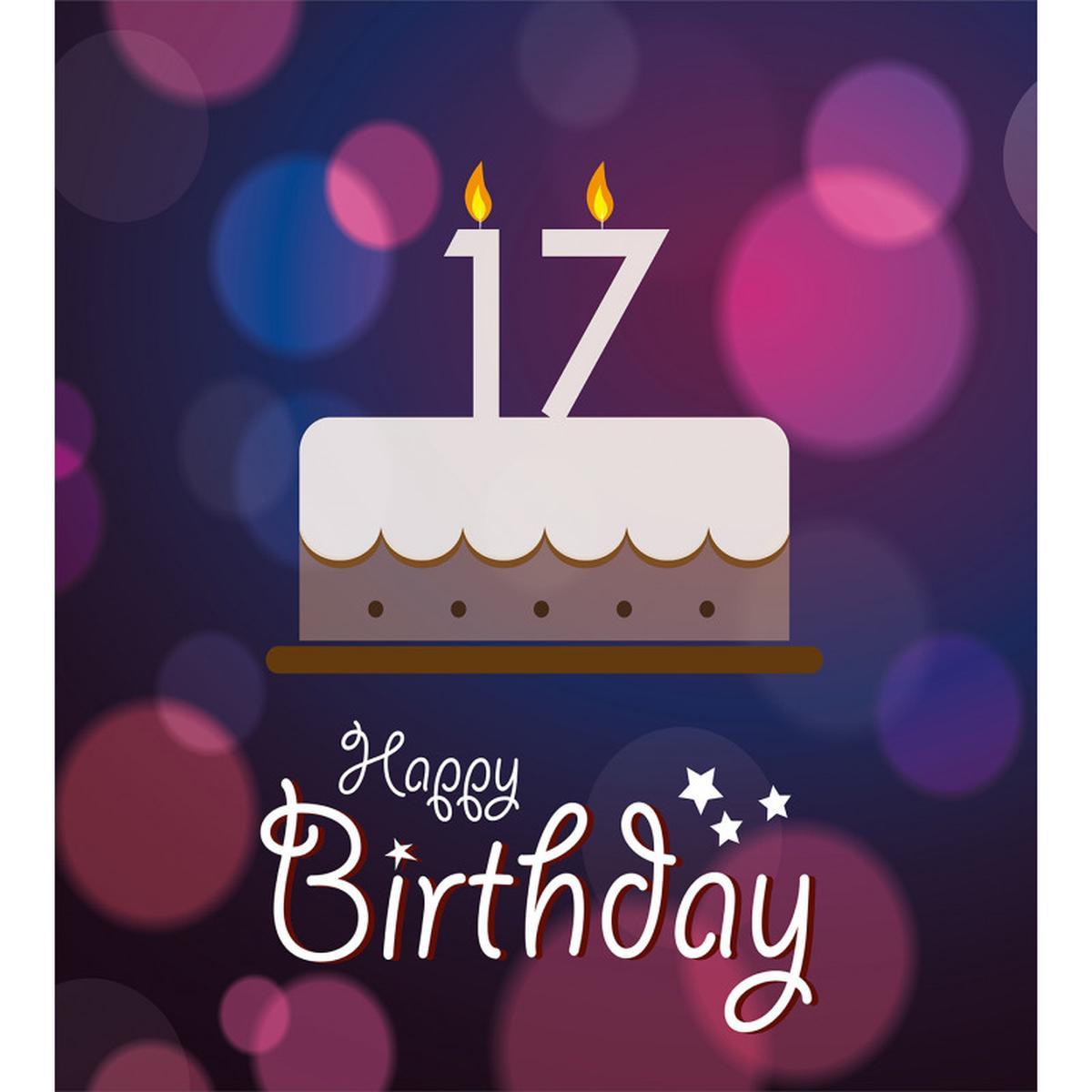 17 Party Cake — Pattern