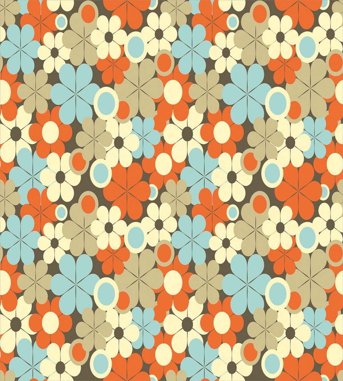 Retro Simple Flowers — Pattern