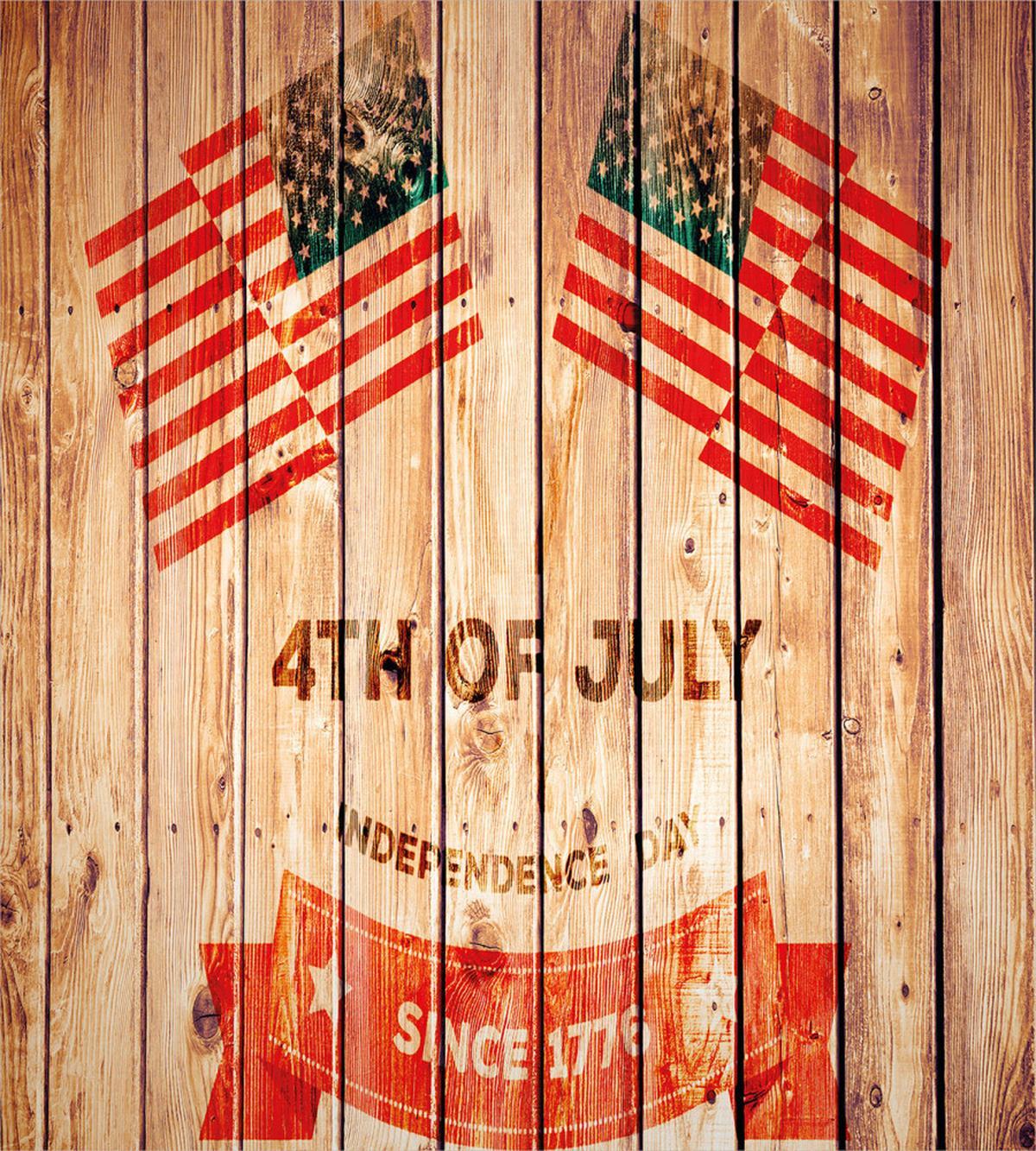 Wooden Planks Flag — Pattern
