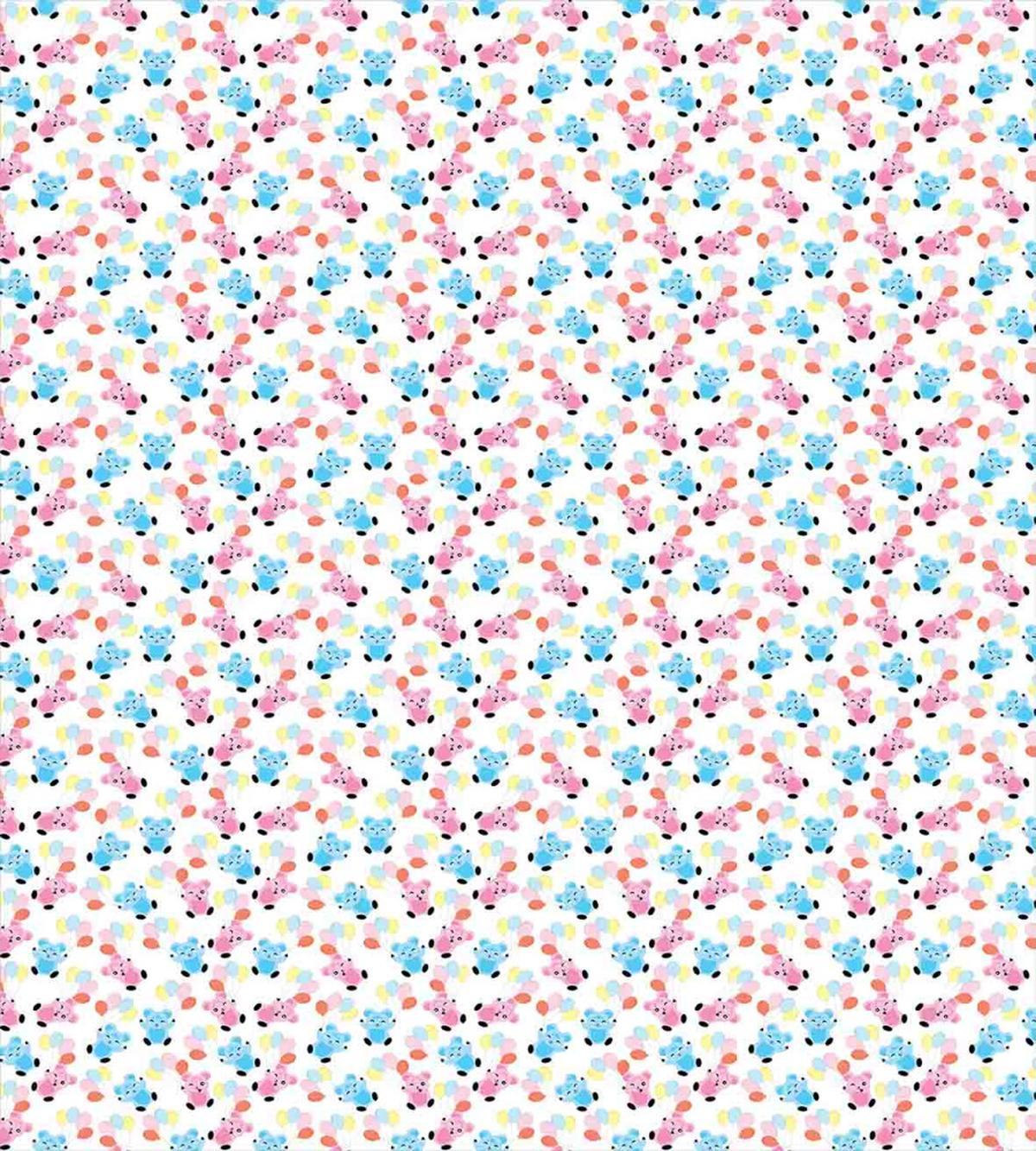 Colorful Balloons Bears — Pattern