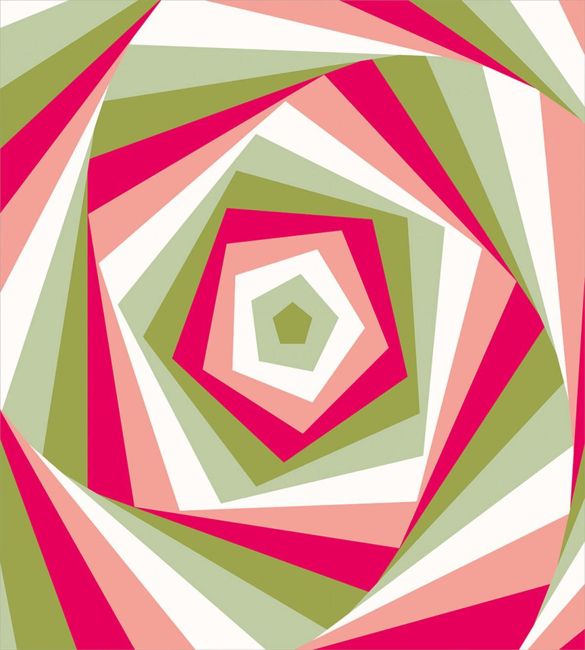 Abstract Retro Vortex — Pattern