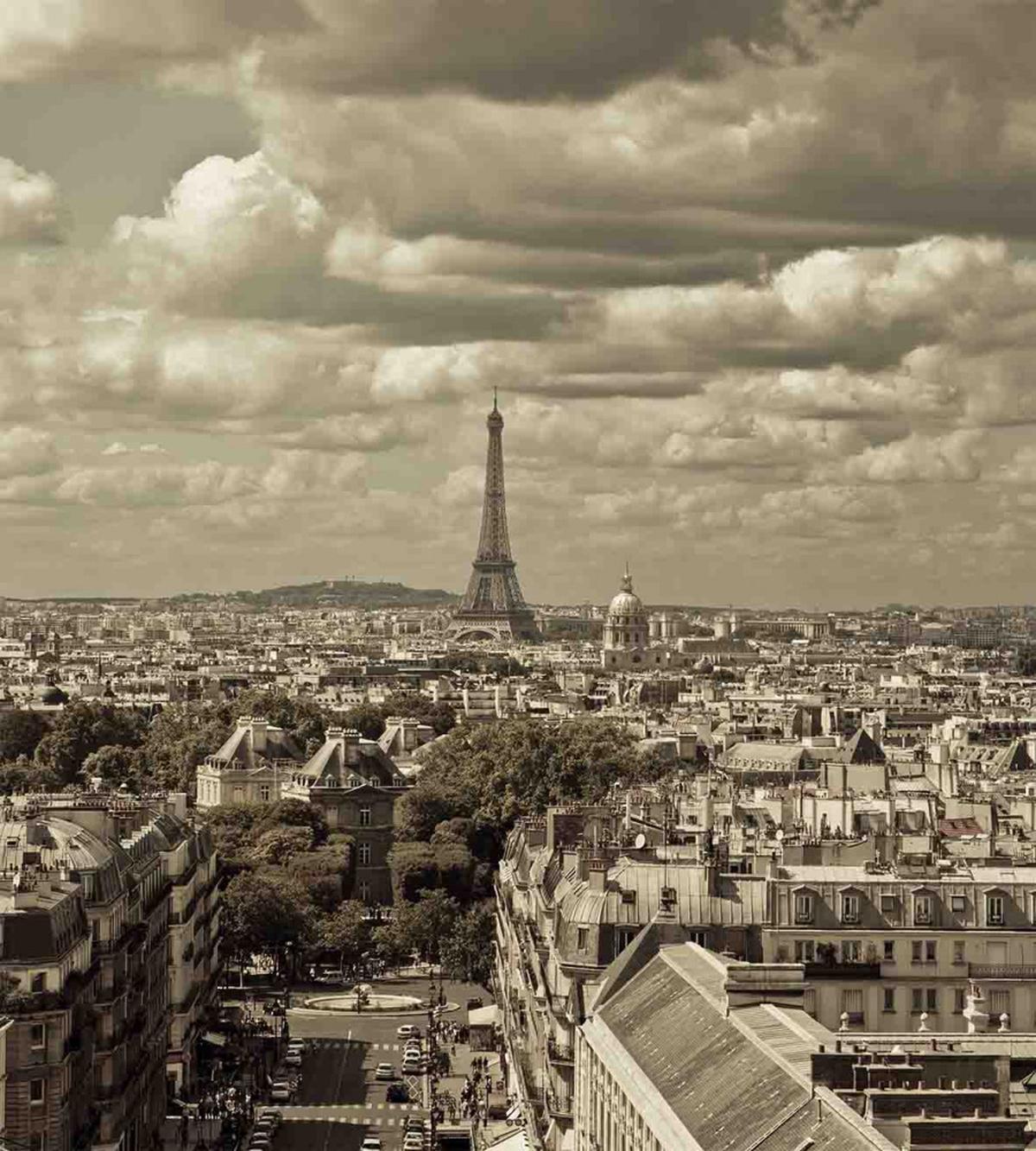City Skyline of Paris — Pattern