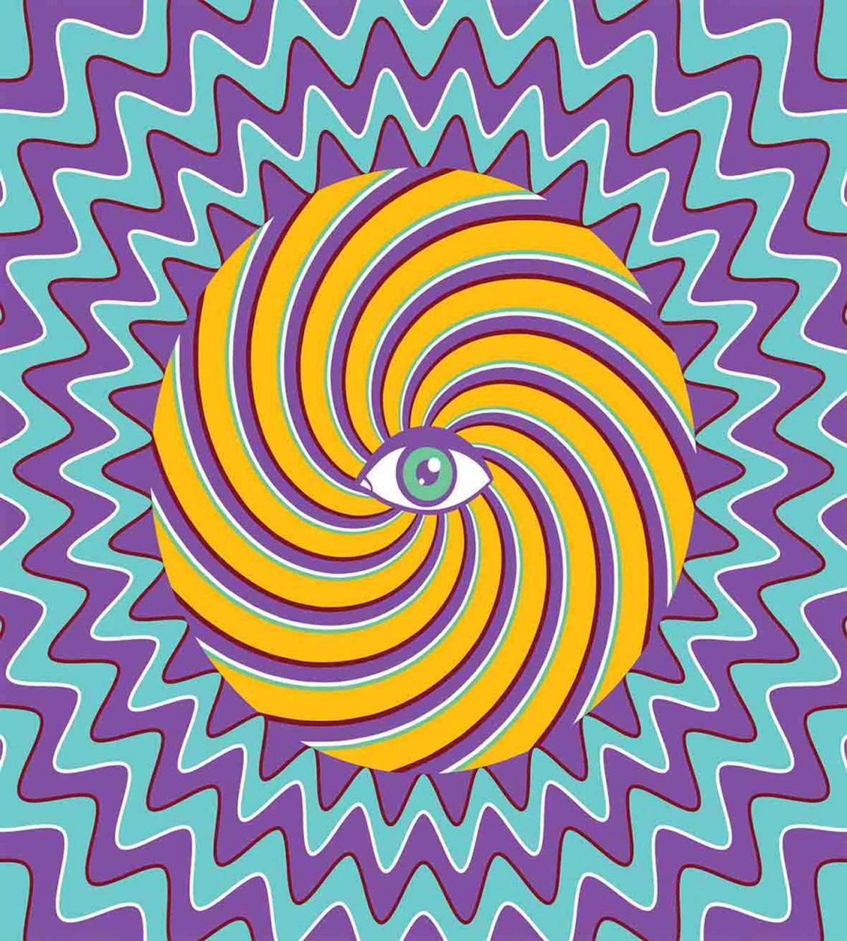 Color Hypnotic Circles — Pattern