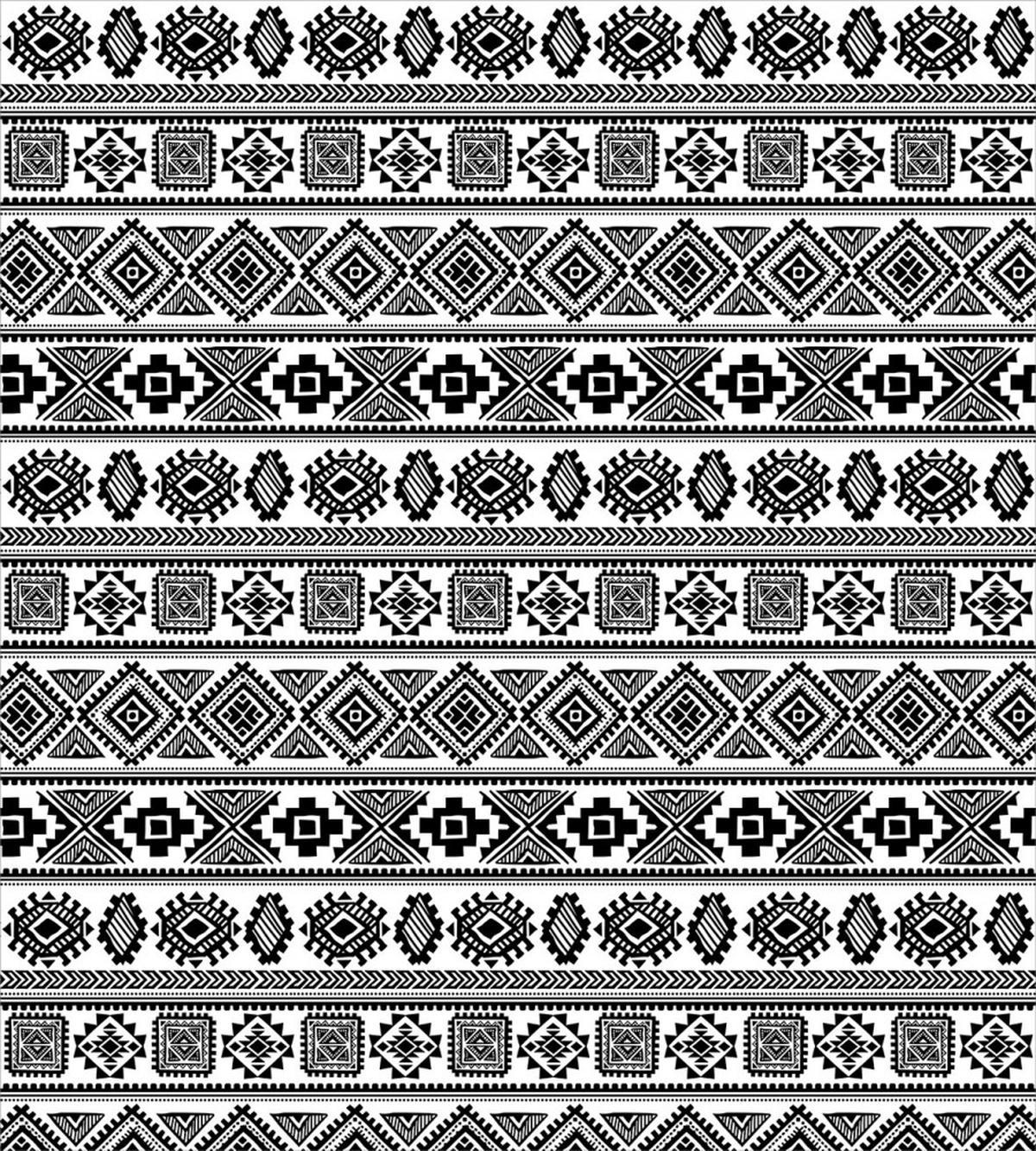 Geometric Monochrome — Pattern