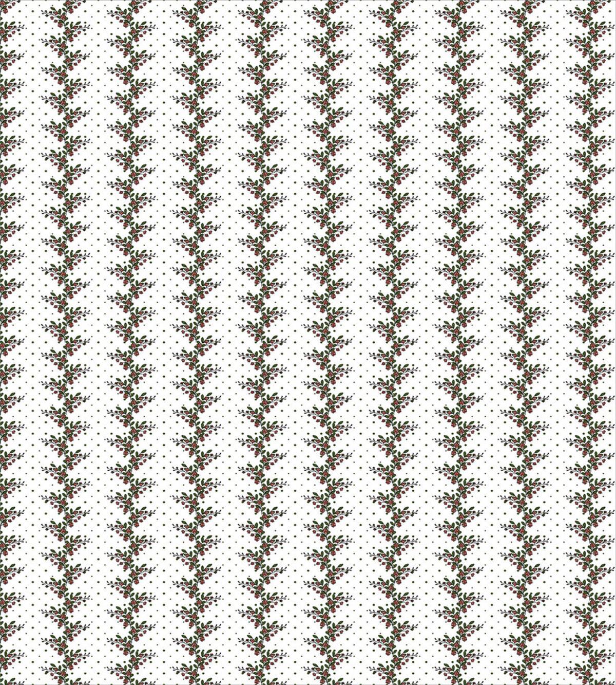 Blooming Leafy Flower Strips — Pattern
