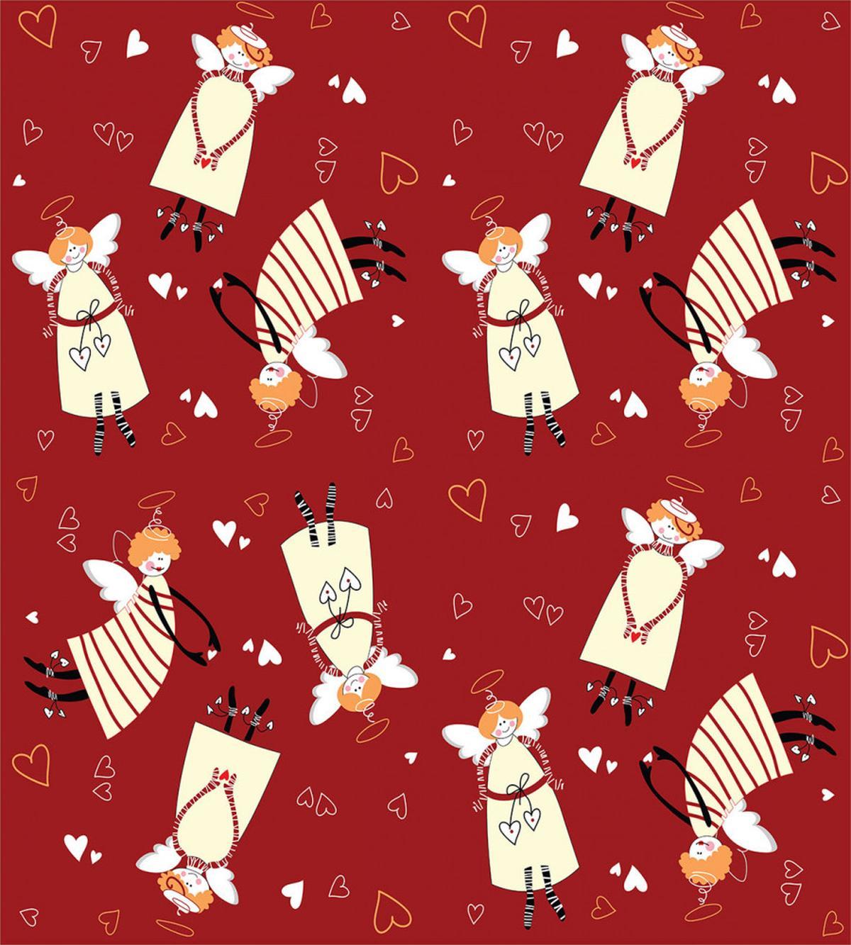 Xmas Comic Hearts Myth — Pattern