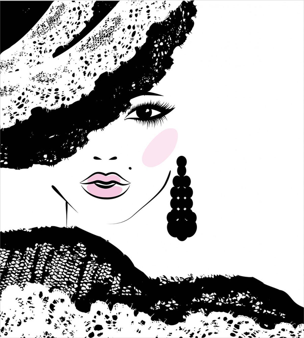 Baroque Woman Hat — Pattern