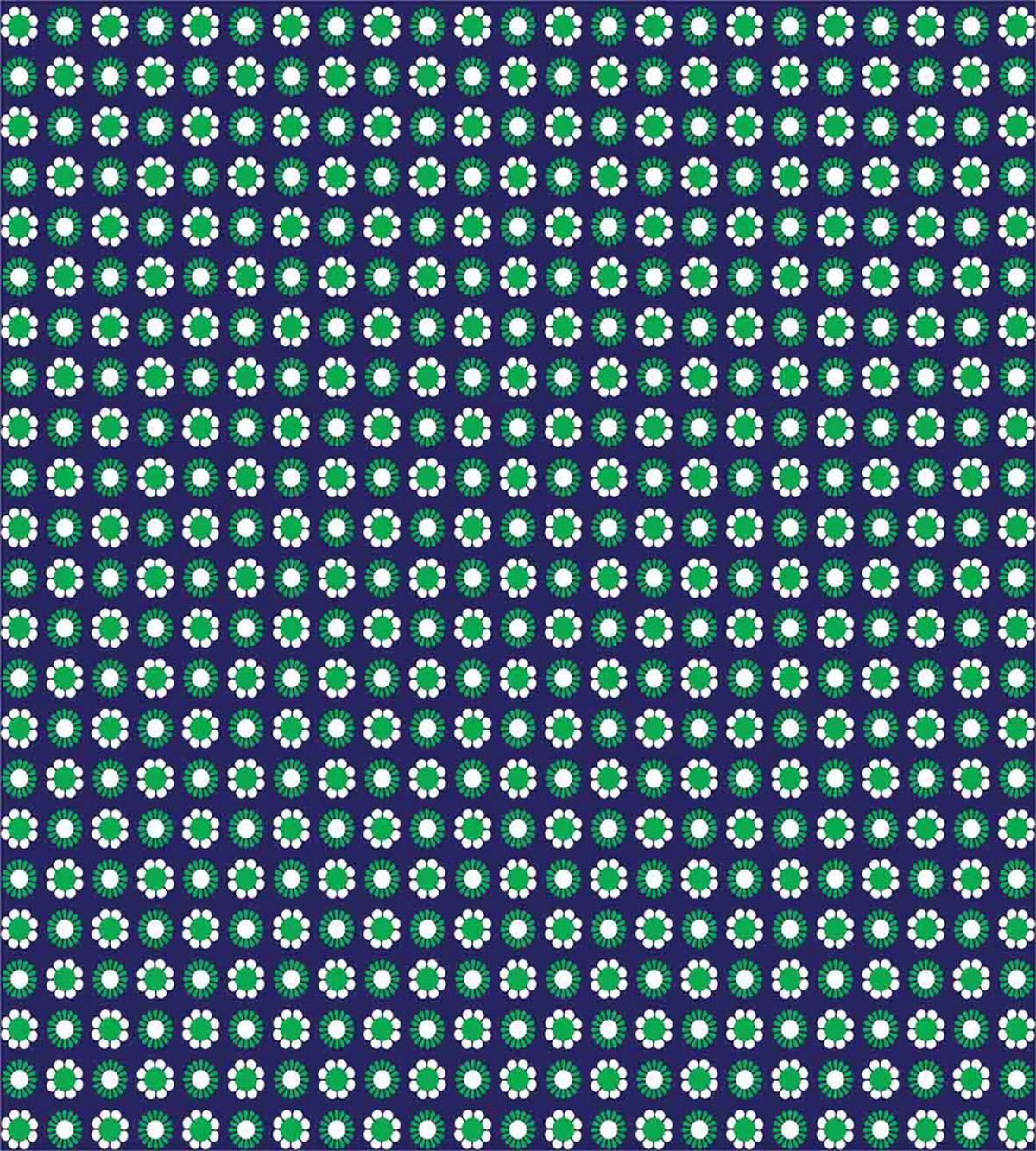Floral and Round Dots — Pattern