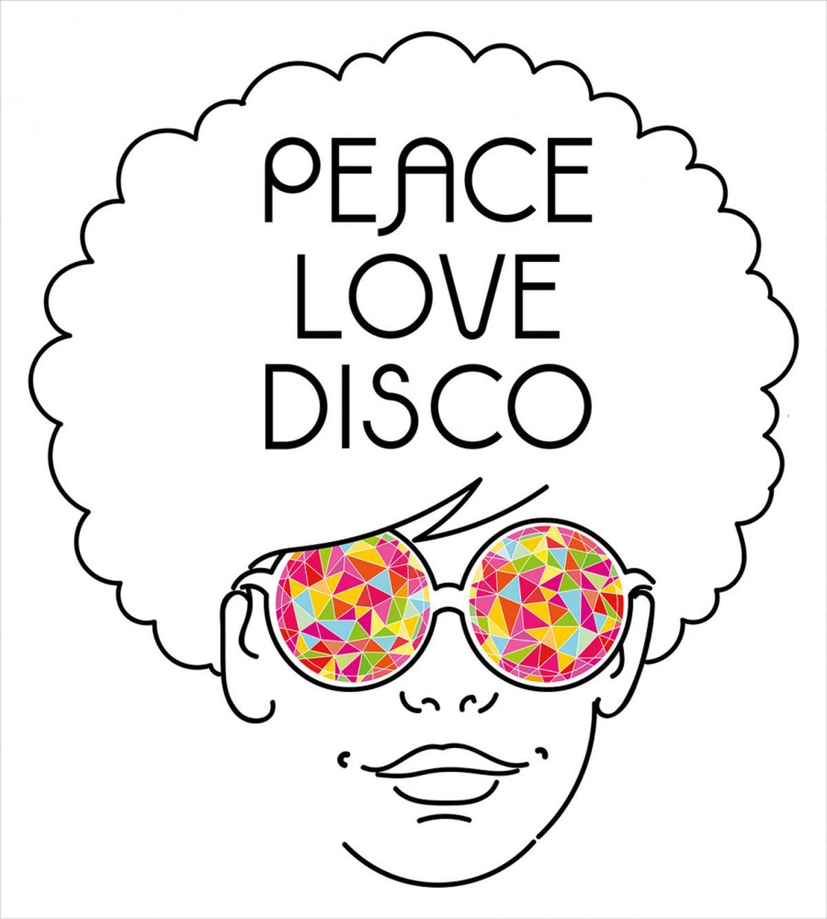 Girl Afro Hair Glasses — Pattern