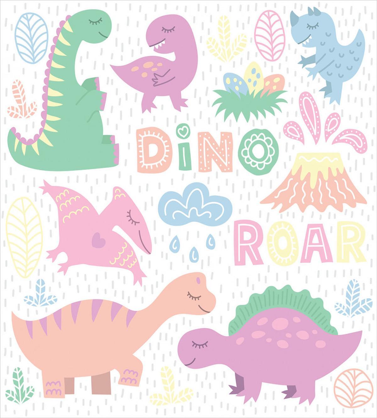 Baby T-Rex Nursery Theme Art — Pattern