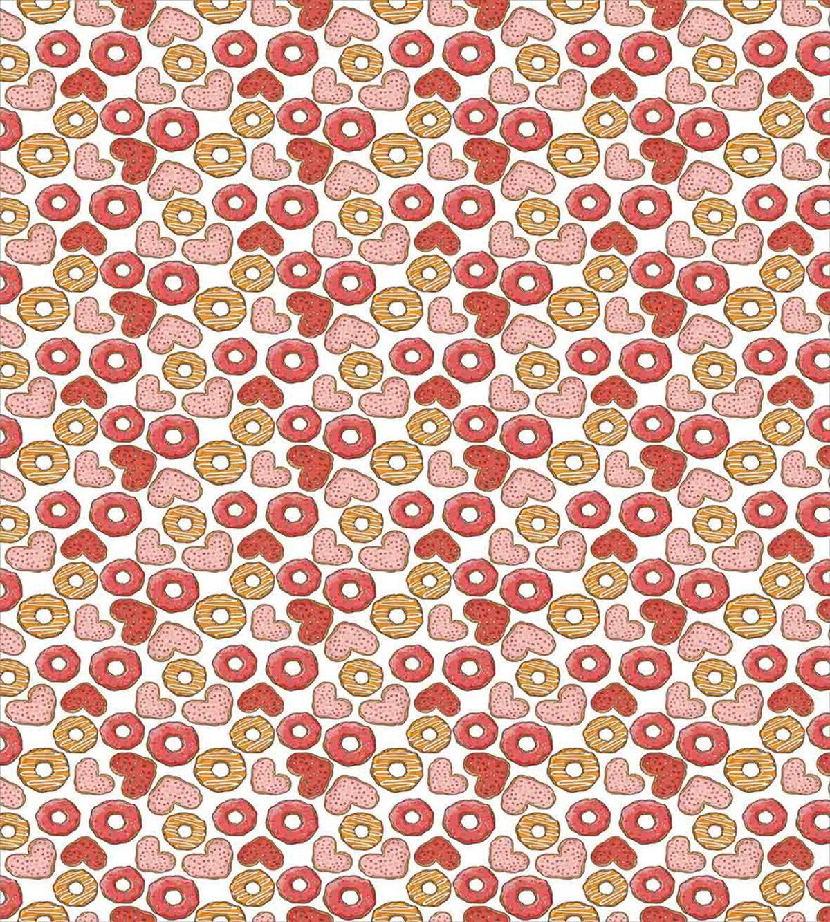 Filled Heart Donuts — Pattern