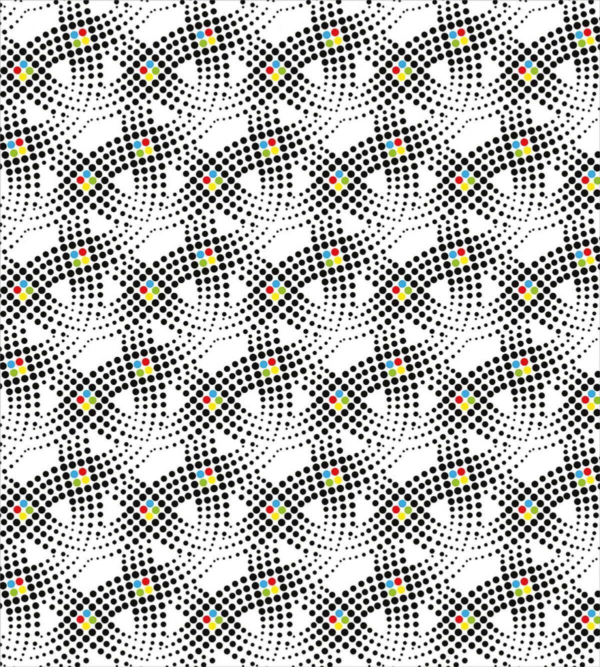 Dots Contrast Colors — Pattern