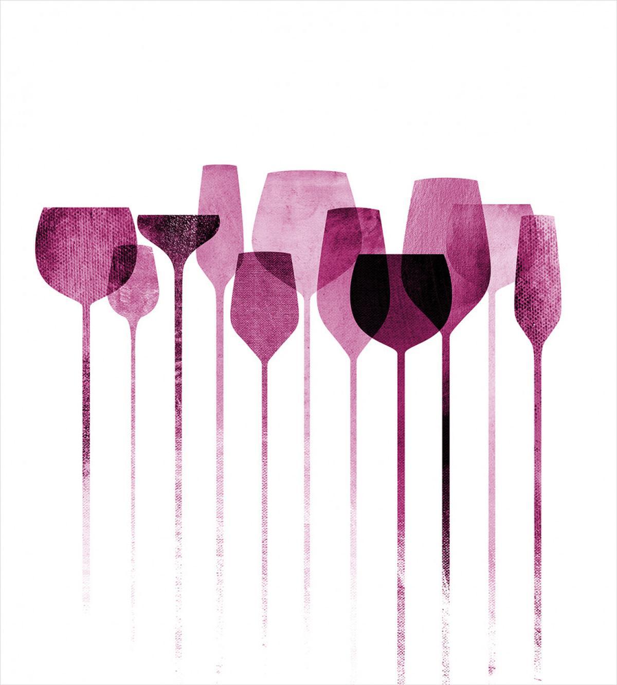 Artwork Party Glasses — Pattern