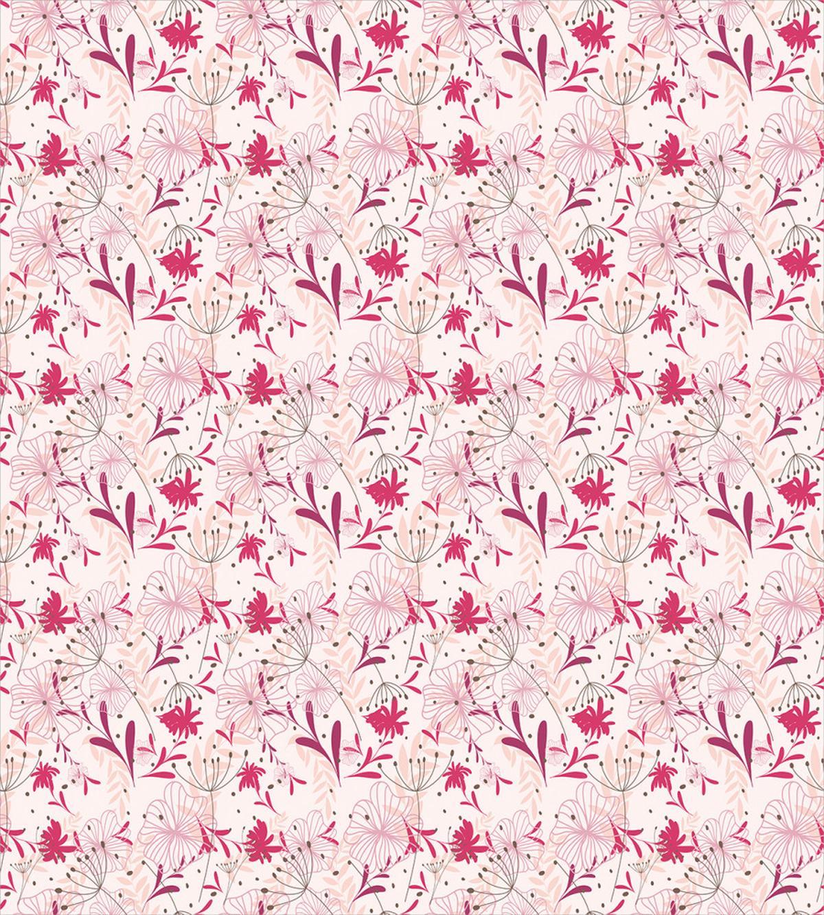 Abstract Florets Pink — Pattern