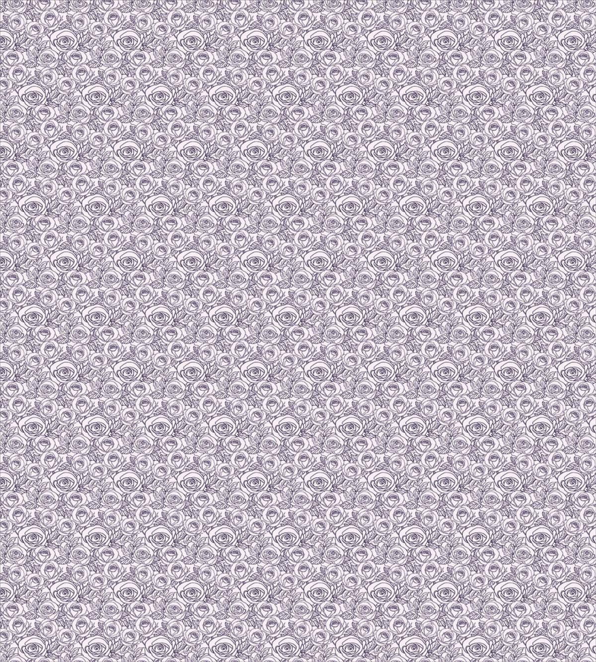Outline Roses — Pattern