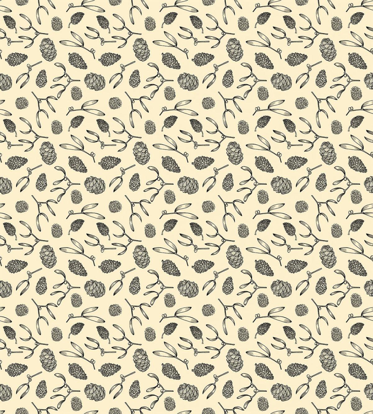 Mistletoe Berry Branch — Pattern