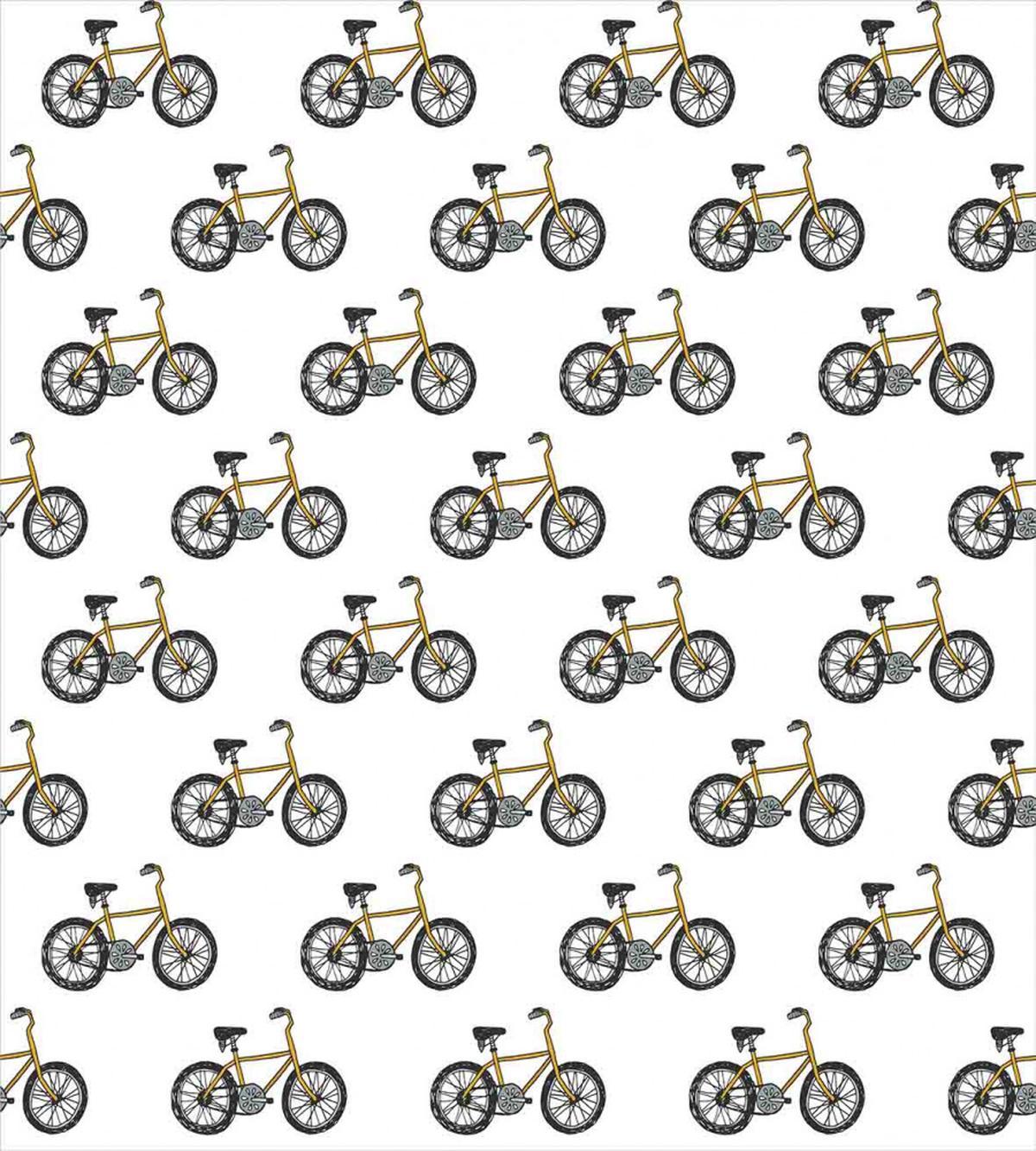 Yellow Bicycle Pattern — Pattern