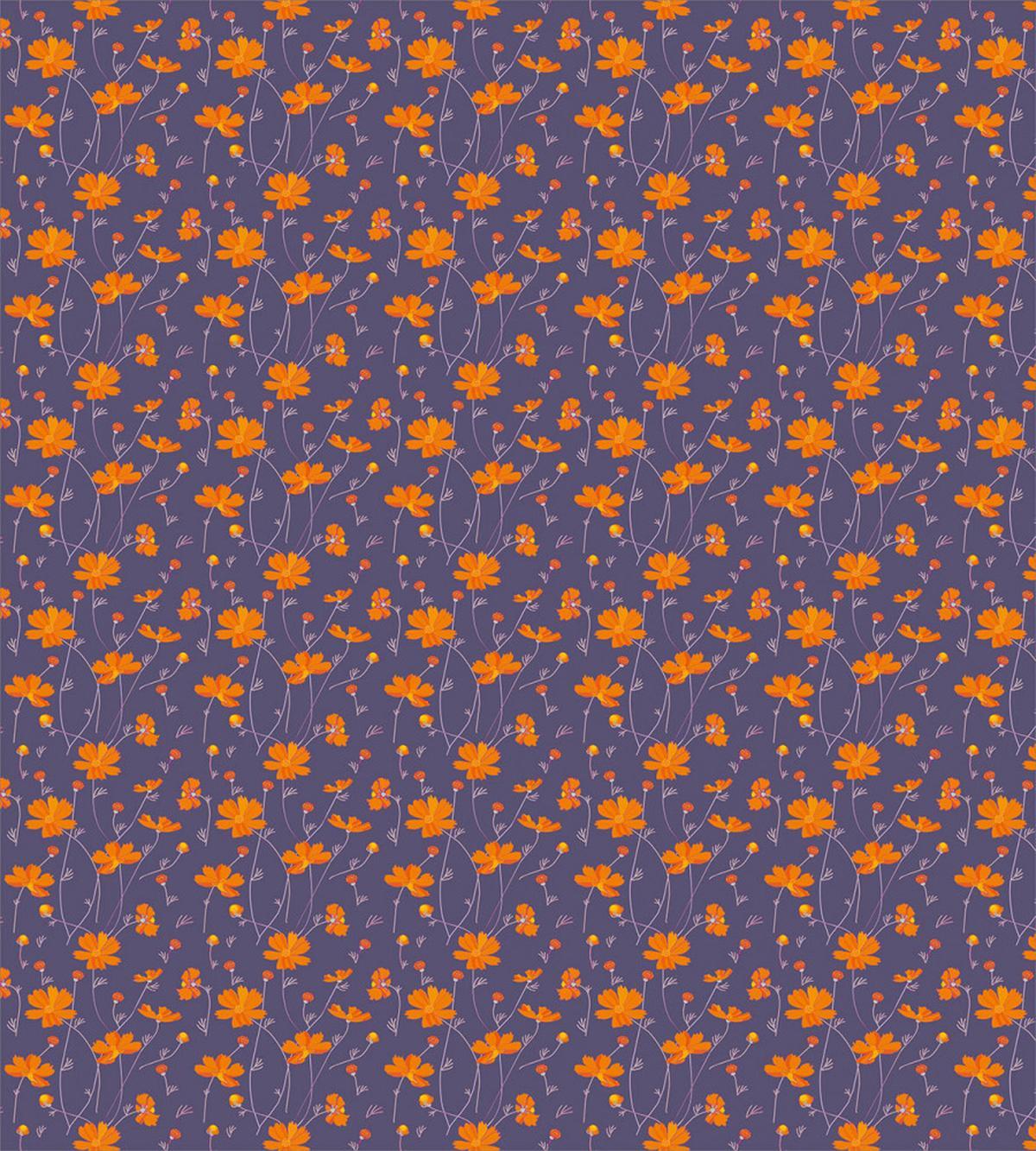 Flowers Thin Peduncles — Pattern