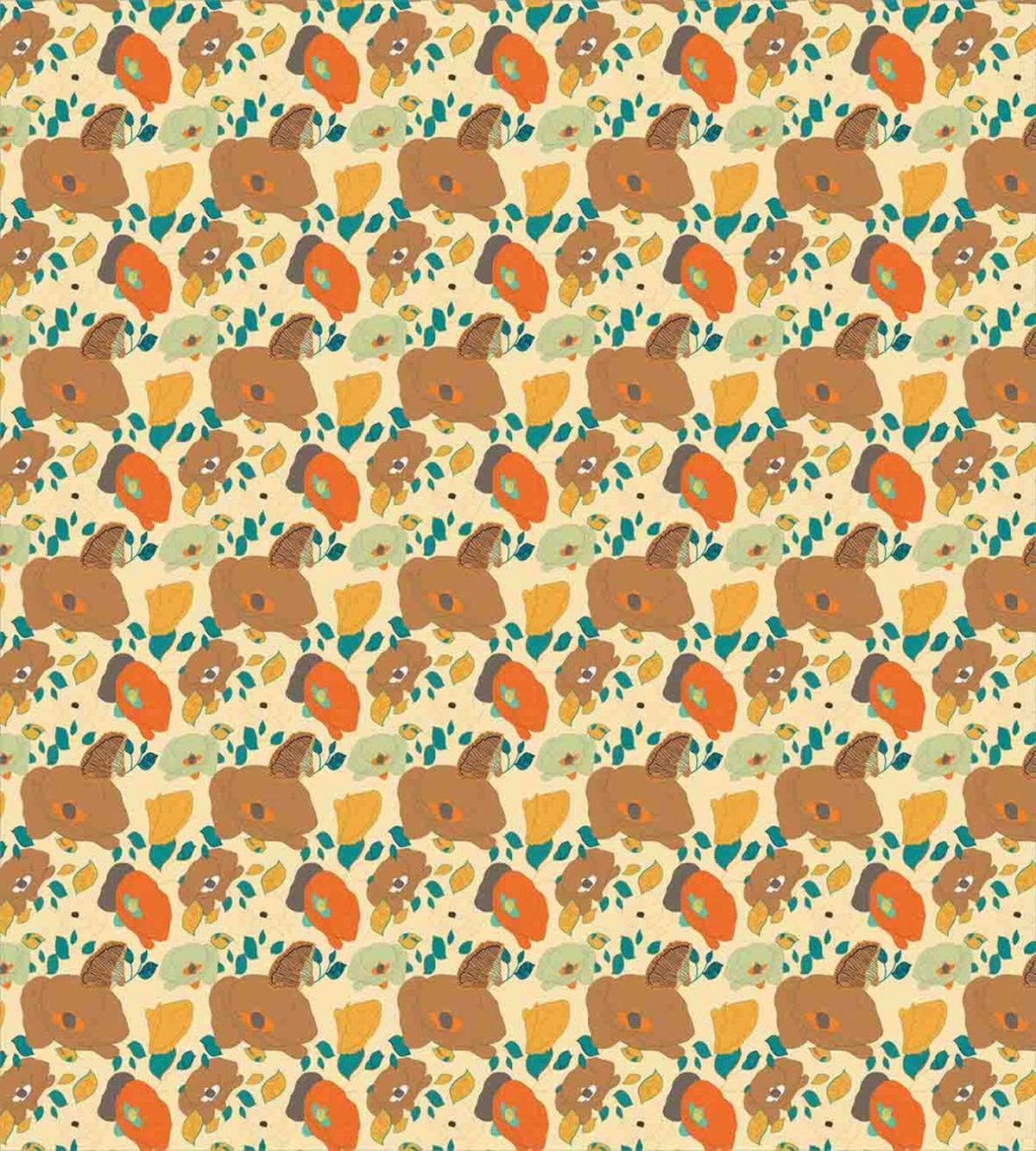 Retro Style Rich Poppy — Pattern