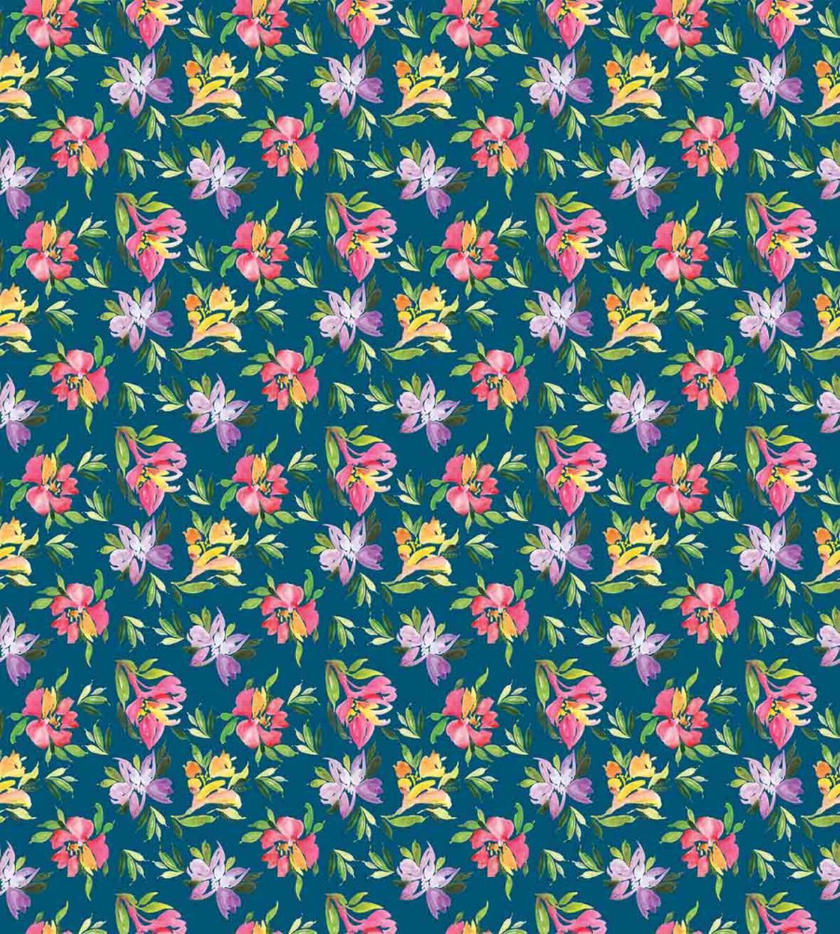 Watercolor Flowers — Pattern