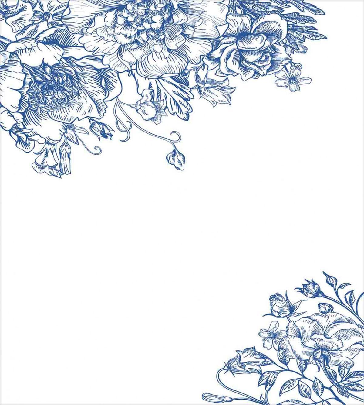 Peony Rose Buds — Pattern