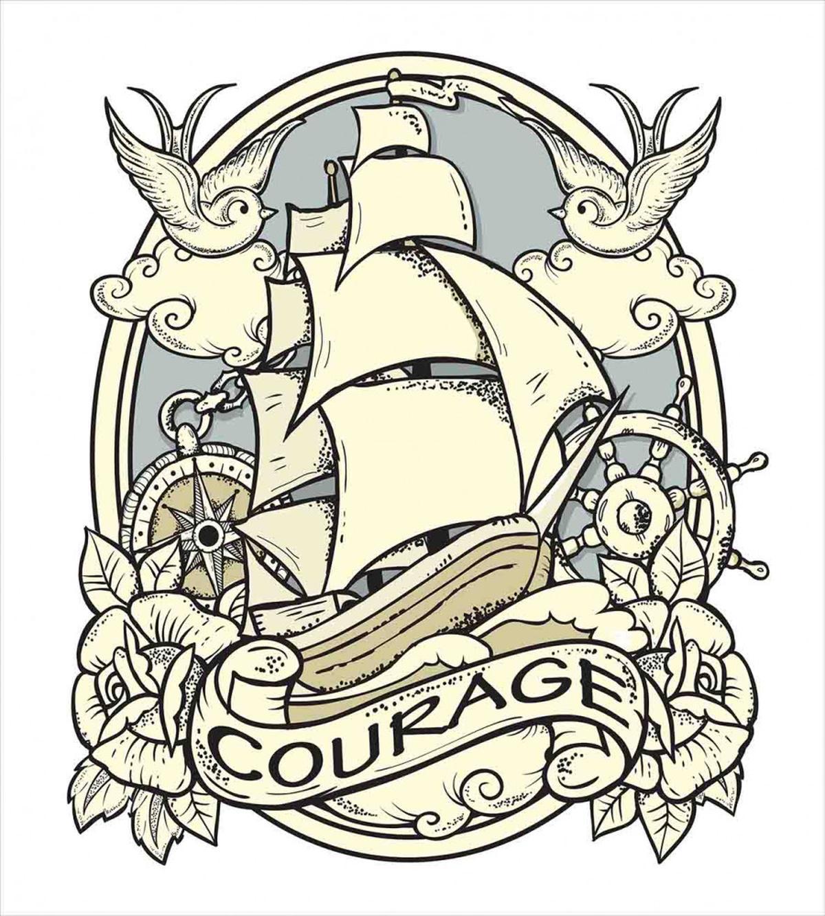 Ship Ornament Art — Pattern