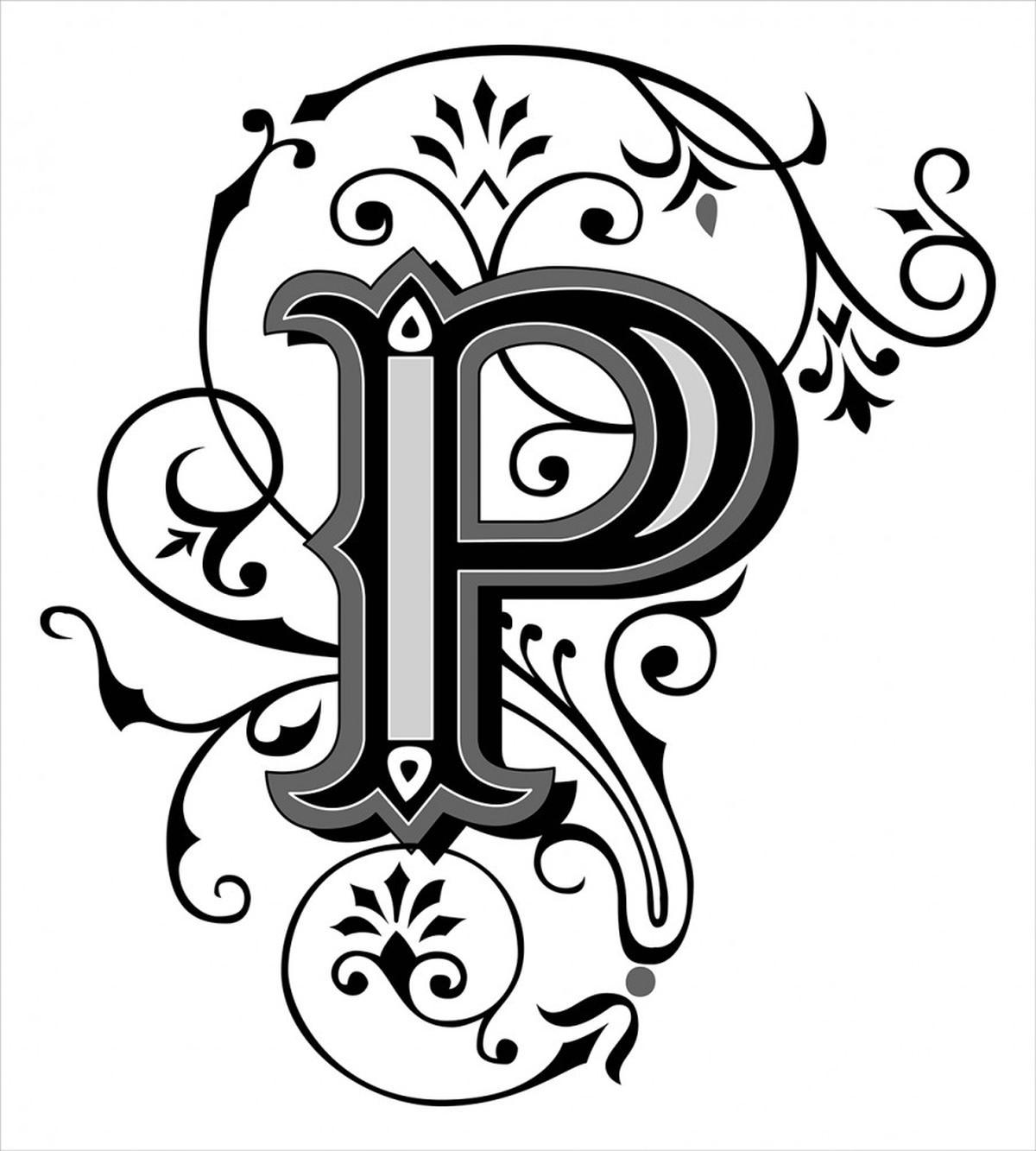 Floral Essence Initial — Pattern