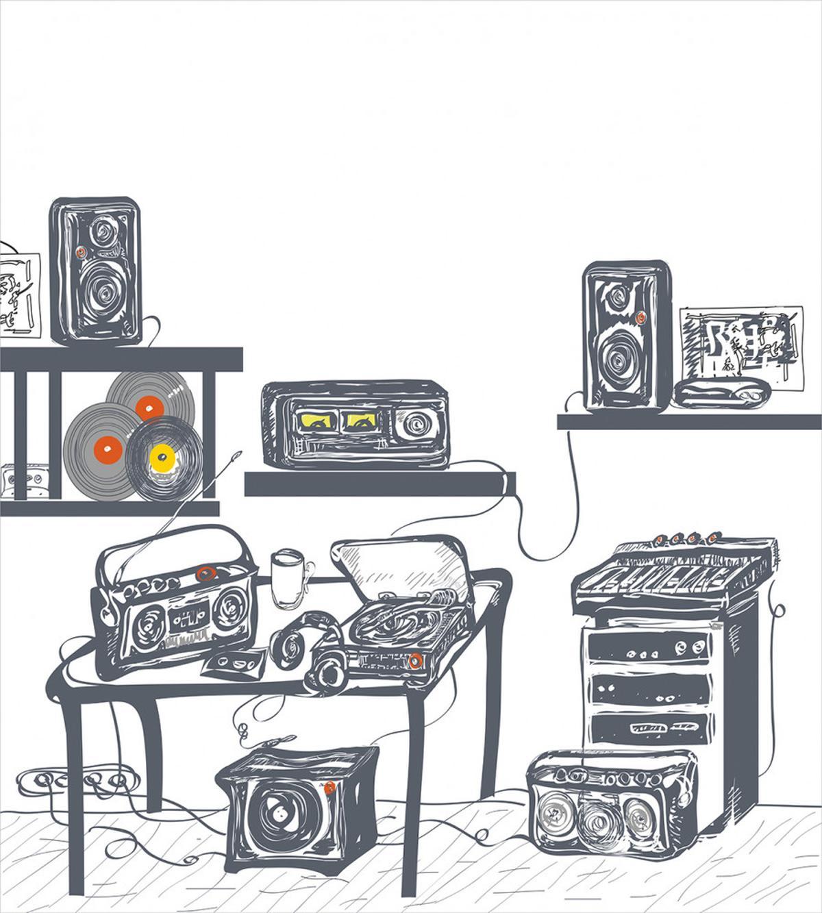 Music Devices Turntable — Pattern