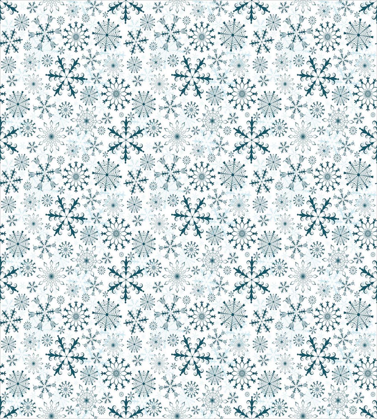 Merry Xmas Snowflakes — Pattern