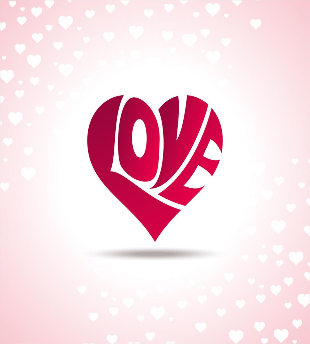 Heart Background Ornate — Pattern