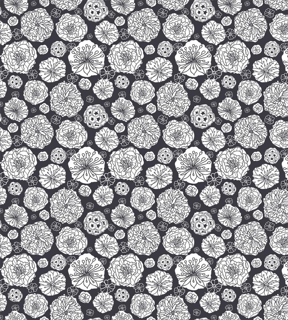 Sketchy Floral Dandelion — Pattern