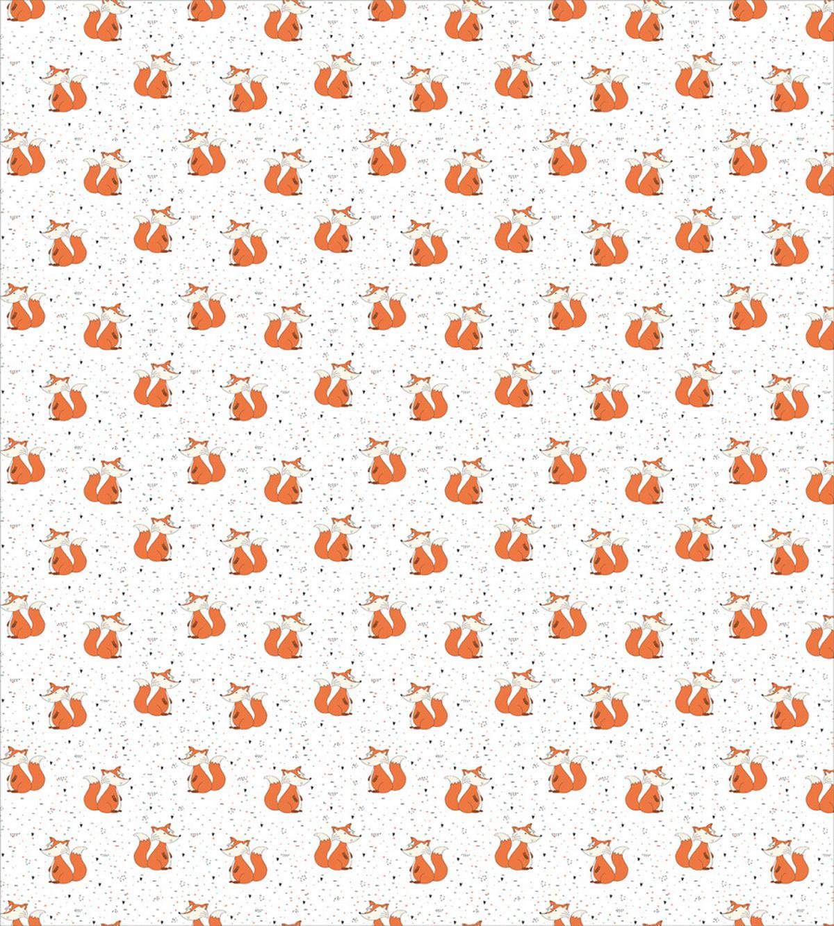 Orange Forest Animal — Pattern